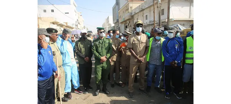والي نواكشوط الجنوبية يتفقد حملة النظافة بمقاطعات الولاية - الوكالة الموريتانية للأنباء