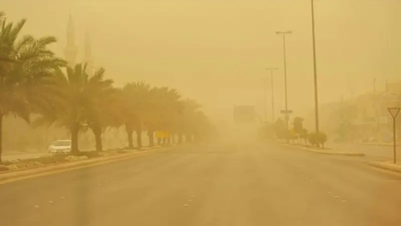 "الإقليمي للعواصف" يسجل 19 ساعة من الحالات الغبارية في الإقليم خلال 24 ساعة