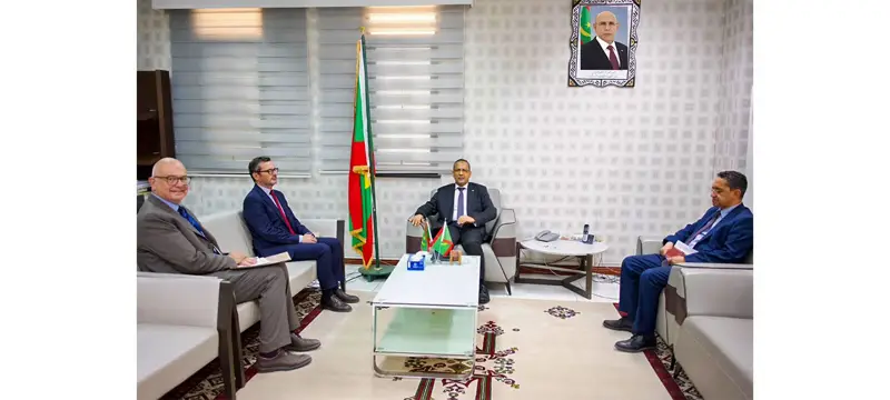 وزير الشؤون الاقتصادية يستقبل السفير الفرنسي - الوكالة الموريتانية للأنباء