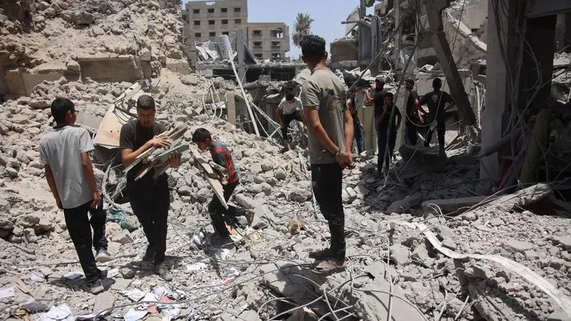 إصابة 4 مواطنين برصاص الاحتلال في مخيم المغازي وسط قطاع غزة
