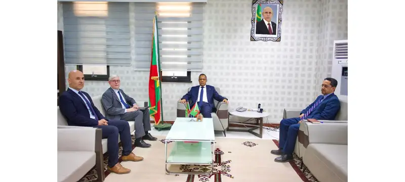 وزير الشؤون الاقتصادية يستقبل رئيس بعثة الاتحاد الأوروبي - الوكالة الموريتانية للأنباء
