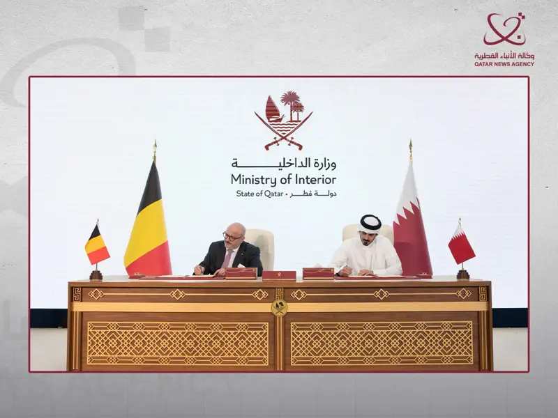 وزير الداخلية يجتمع مع وزير الأمن والداخلية البلجيكي