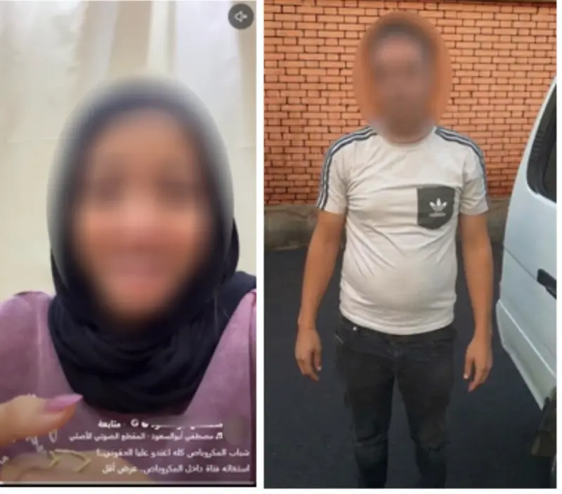 تعدى عليها بالسب.. القبض على سائق ميكروباص سب فتاة بسبب أولوية الجلوس