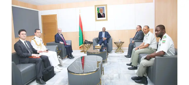 وزير الدفاع يجري مباحثات مع سفير الجمهورية التركية لدى موريتانيا - الوكالة الموريتانية للأنباء