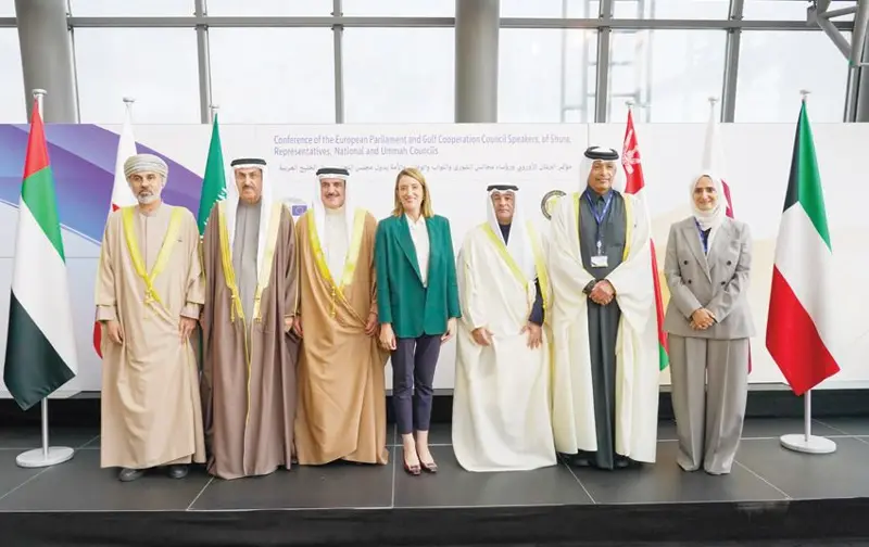 في البيان الختامي لاجتماع رؤساء المجالس التشريعية الخليجية والبرلمان الأوروبي:إدانة الهجمات الإيرانية المستمرة ضد دول مجلس التعاون