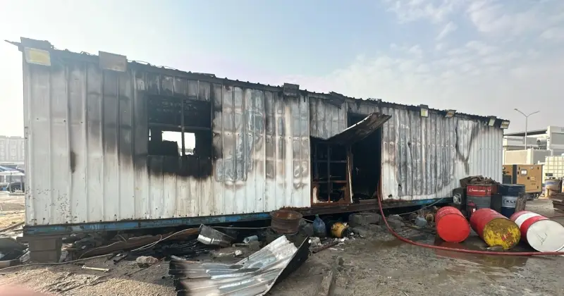وفاة شخص بنيران شاليه في المطلاع