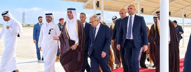رئيس مجلس الوزراء القطري بدأ زيارته الرسمية للبنان