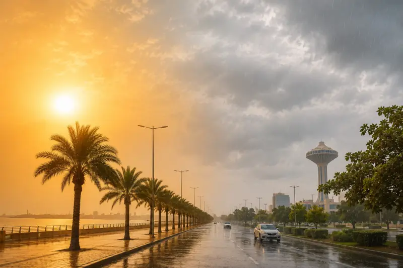 طقس الثلاثاء.. استمرار الأمطار مع سحب رعدية ورياح مثيرة للأتربة