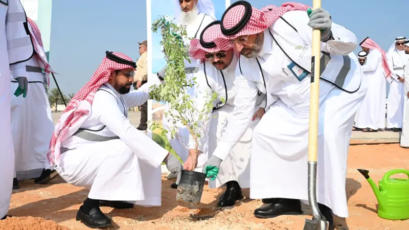 7000 شتلة تطلق النسخة الثالثة لموسم التشجير الوطني بالشرقية