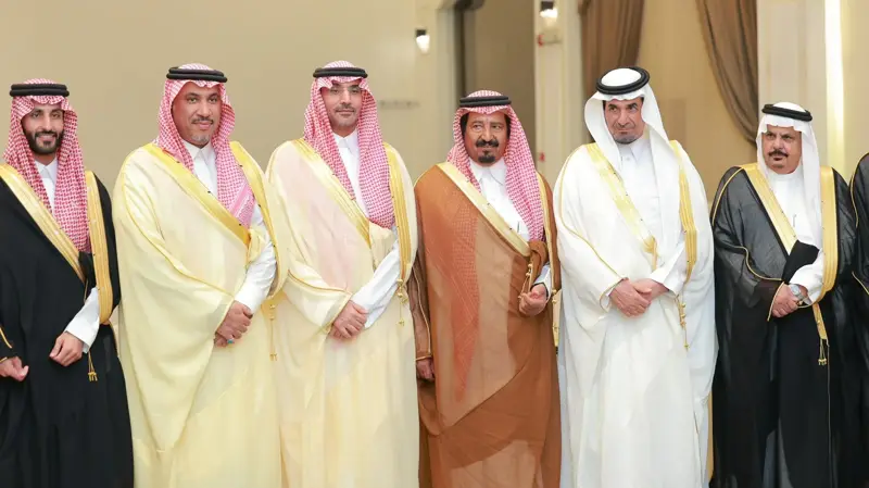 ابن حديد يحتفل بزواج نجله ماجد