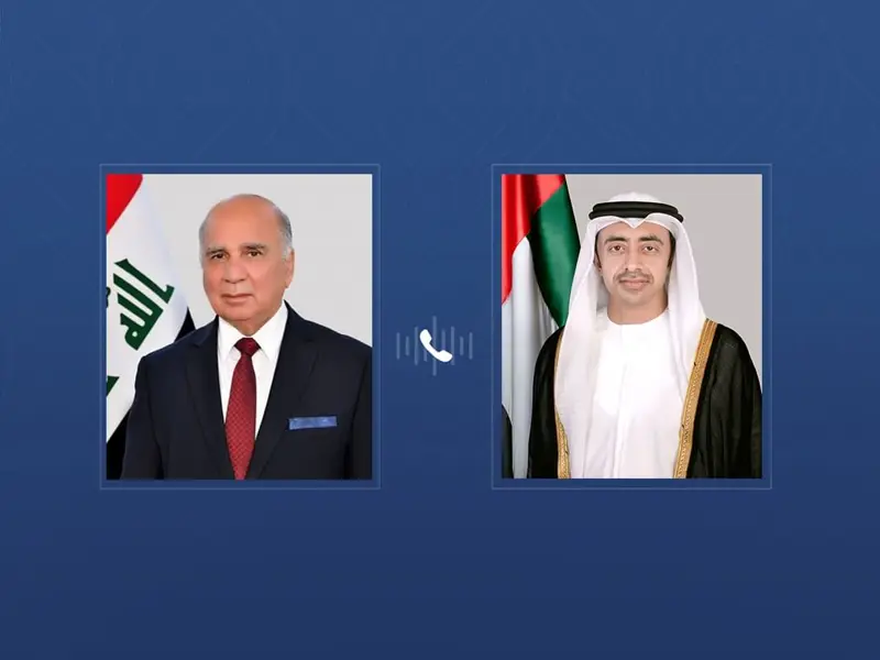 عبدالله بن زايد ونائب رئيس الوزراء وزير الخارجية العراقي يبحثان هاتفياً العلاقات الأخوية والتطورات الإقليمية