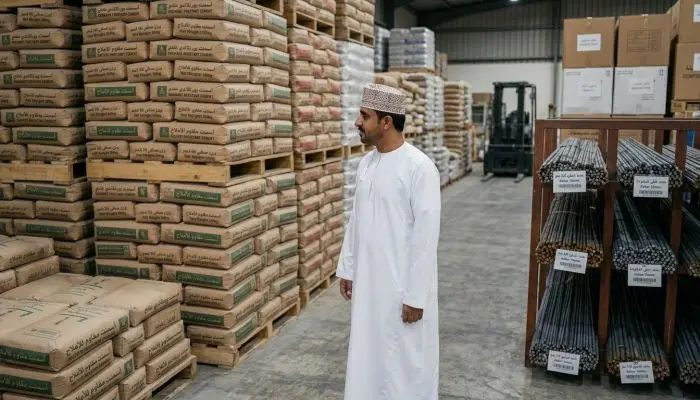 أين تجد أدنى وأعلى سعر للحديد والإسمنت في محافظة مسقط؟