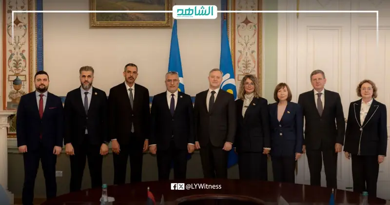 ليبيا.. تكالة يبحث تعزيز التعاون البرلماني مع مسؤولين في الجمعية البرلمانية الدولية بروسيا - اخبار ليبيا