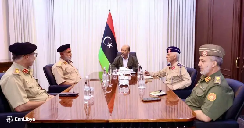 الكوني يبحث مع لجنة «5+5» جهود توحيد الجيش الليبي